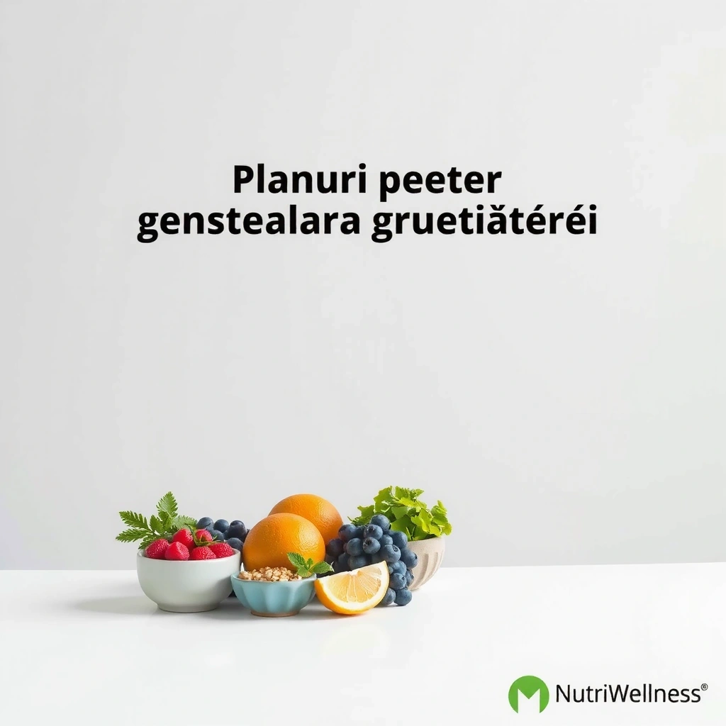 Planuri pentru gestionarea greutății